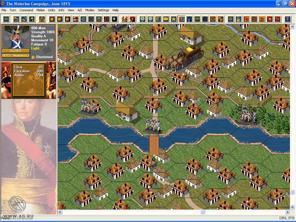Изображение игры: Napoleonic Battles: Campaign Waterloo