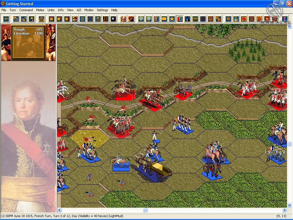 Изображение игры: Napoleonic Battles: Campaign Waterloo