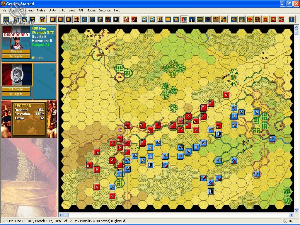 Изображение игры: Napoleonic Battles: Campaign Waterloo
