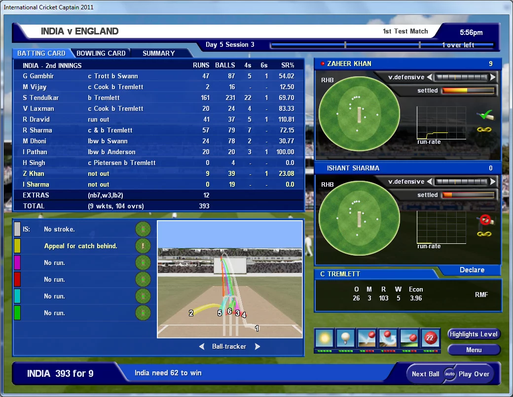 Изображение игры: International Cricket Captain 2011