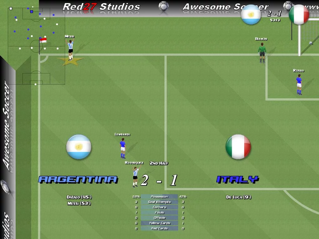 Изображение игры: Awesome Soccer