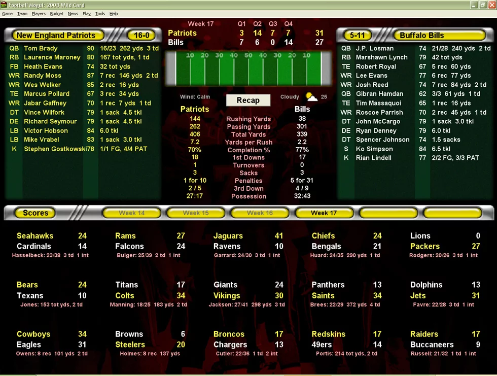 Изображение игры: Football Mogul 2009