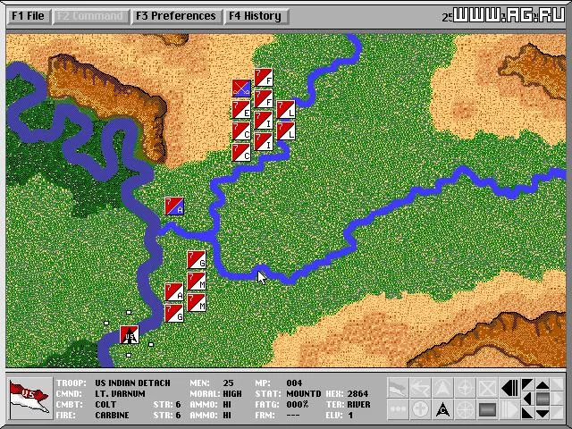 Изображение игры: Custer's Last Command: The Battle of the Little Bighorn