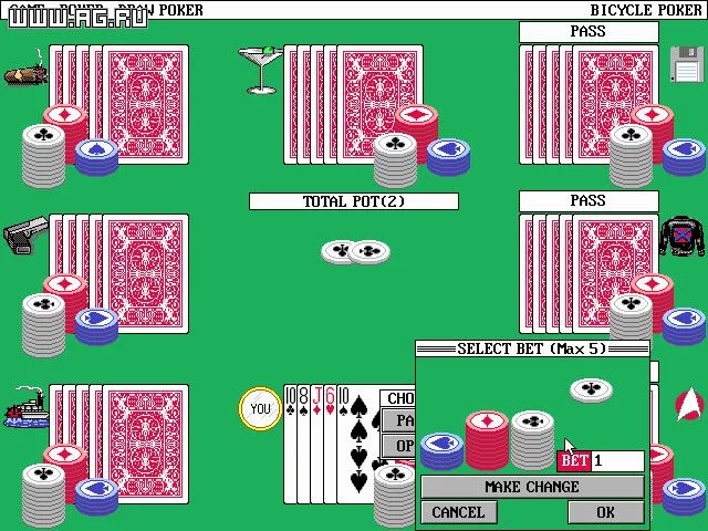 Изображение игры: Bicycle Poker