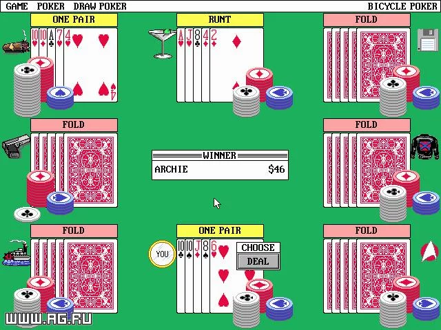 Изображение игры: Bicycle Poker
