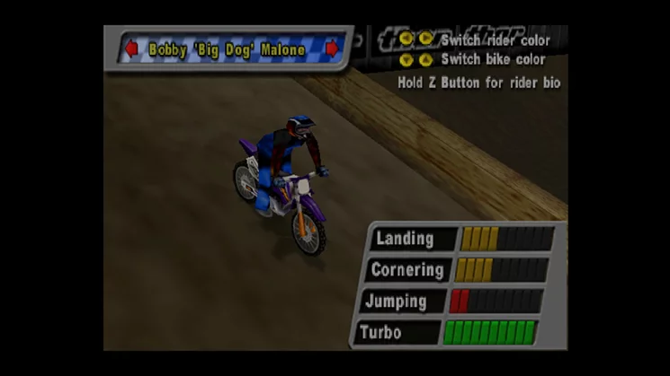Изображение игры: Excitebike 64