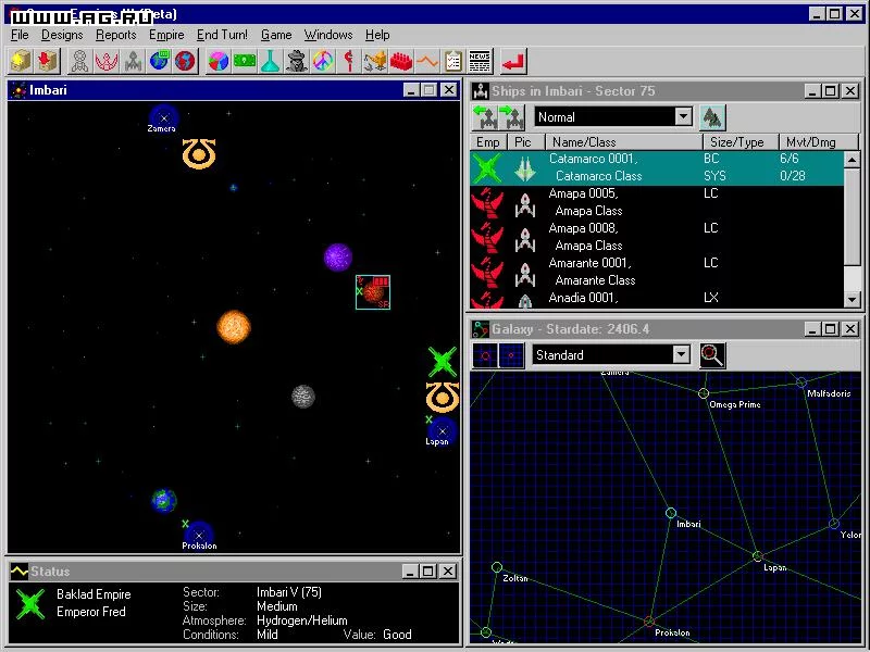 Изображение игры: Space Empires 3