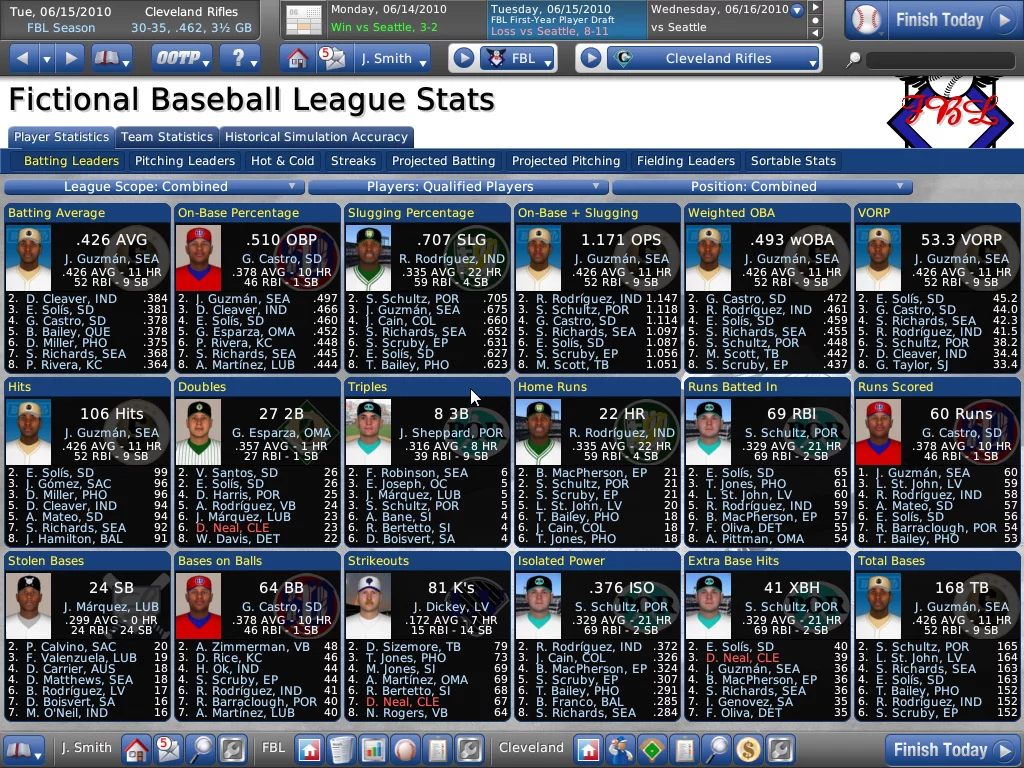 Изображение игры: Out of the Park Baseball 11