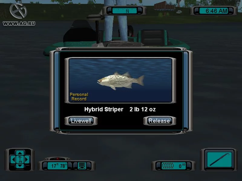 Изображение игры: Pro Bass Fishing 2003