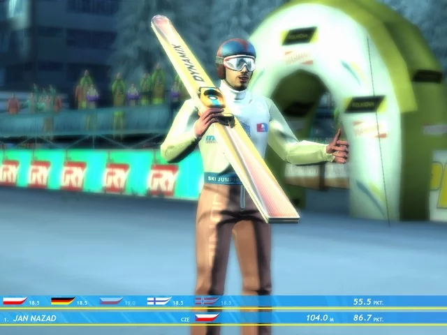 Изображение игры: Ski Jumping Winter 2006