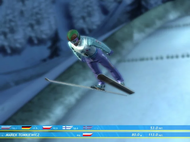 Изображение игры: Ski Jumping Winter 2006