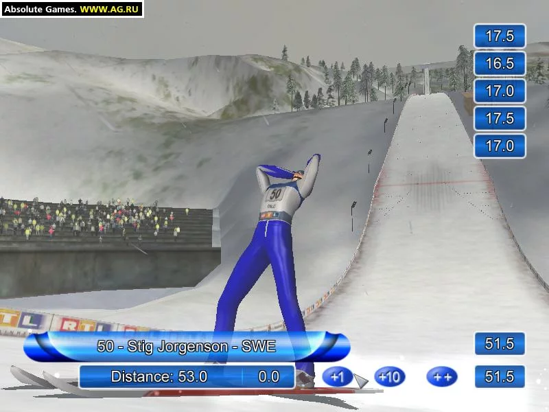 Изображение игры: Ski-jump Challenge 2003