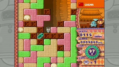 Изображение игры: Mr. DRILLER W