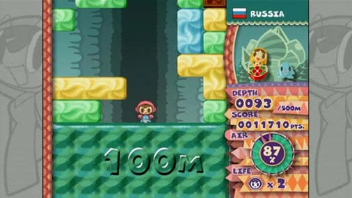 Изображение игры: Mr. DRILLER W