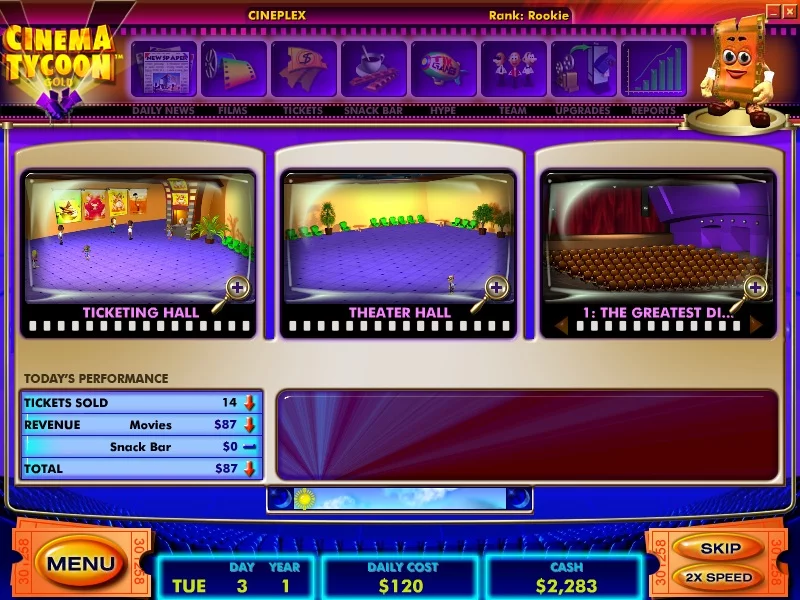 Изображение игры: Cinema Tycoon Gold