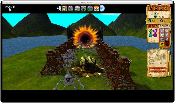 Изображение игры: Hordes of Orcs 2