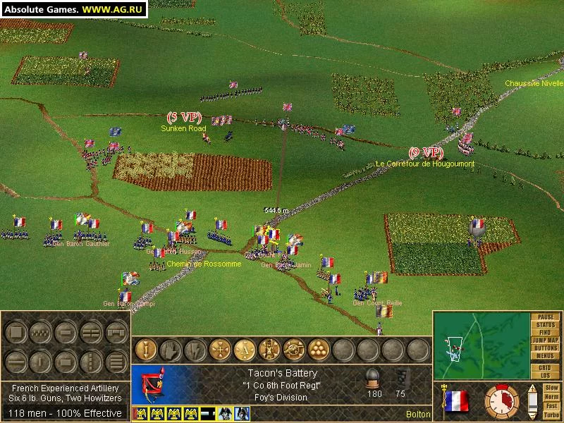 Изображение игры: Waterloo: Napoleon's Last Battle