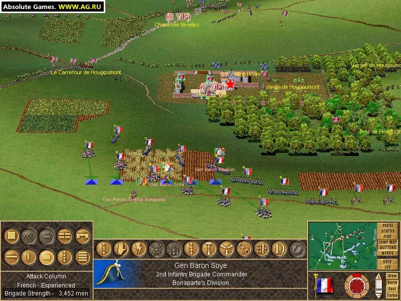 Изображение игры: Waterloo: Napoleon's Last Battle