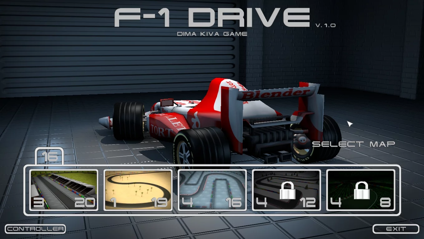 Изображение игры: F-1 DRIVE