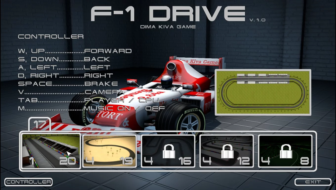 Изображение игры: F-1 DRIVE