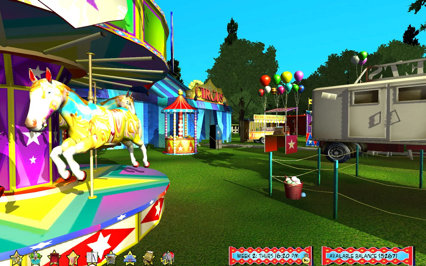 Изображение игры: Circus World