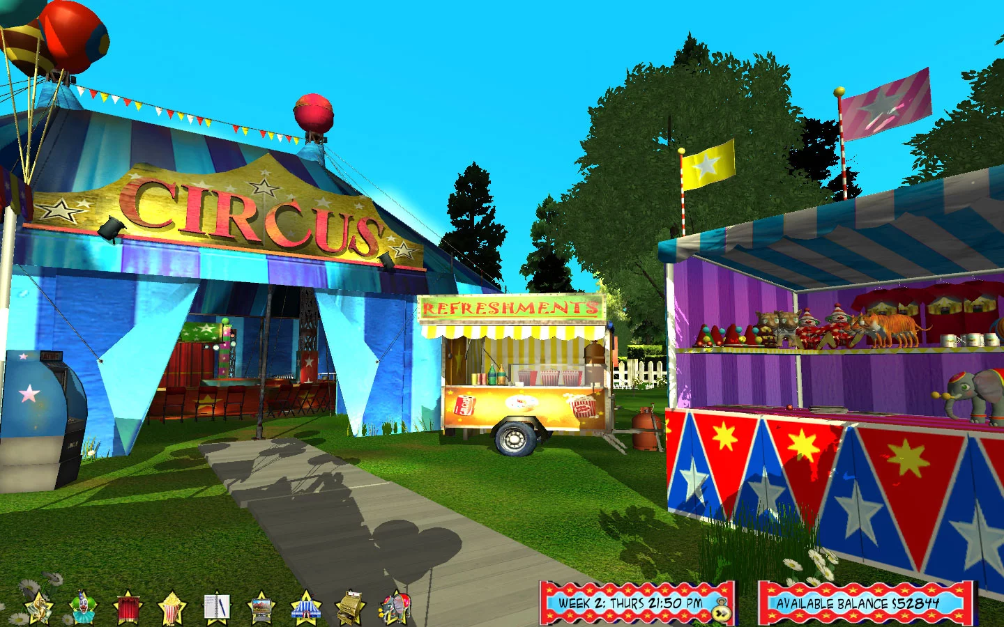 Изображение игры: Circus World