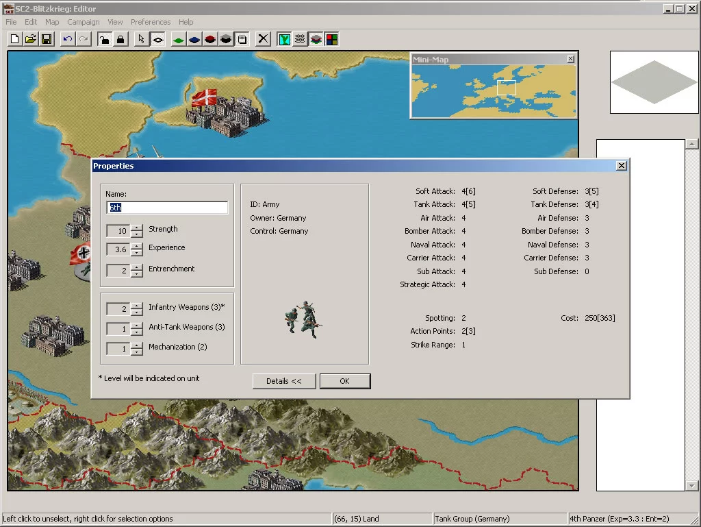 Изображение игры: Strategic Command 2: Blitzkrieg