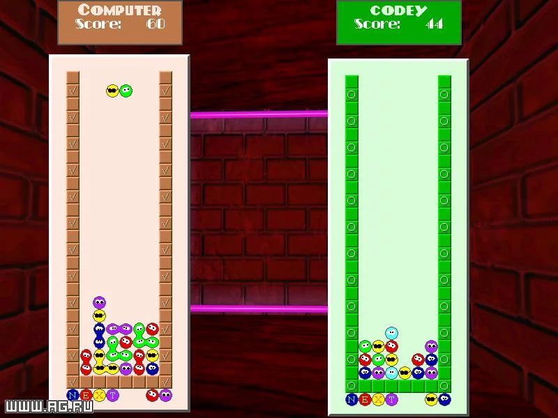 Изображение игры: Funky Bubbles Puzz