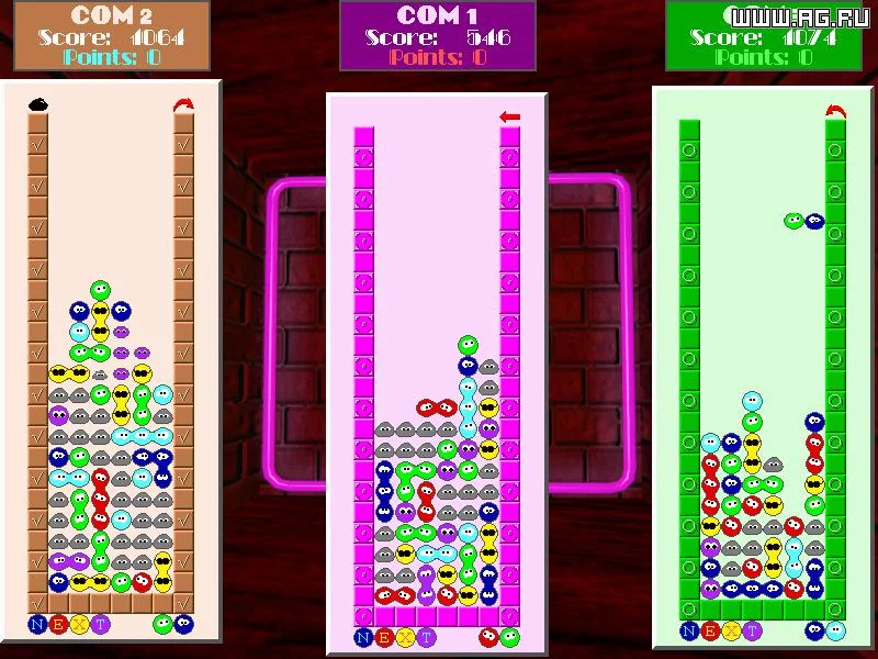 Изображение игры: Funky Bubbles Puzz