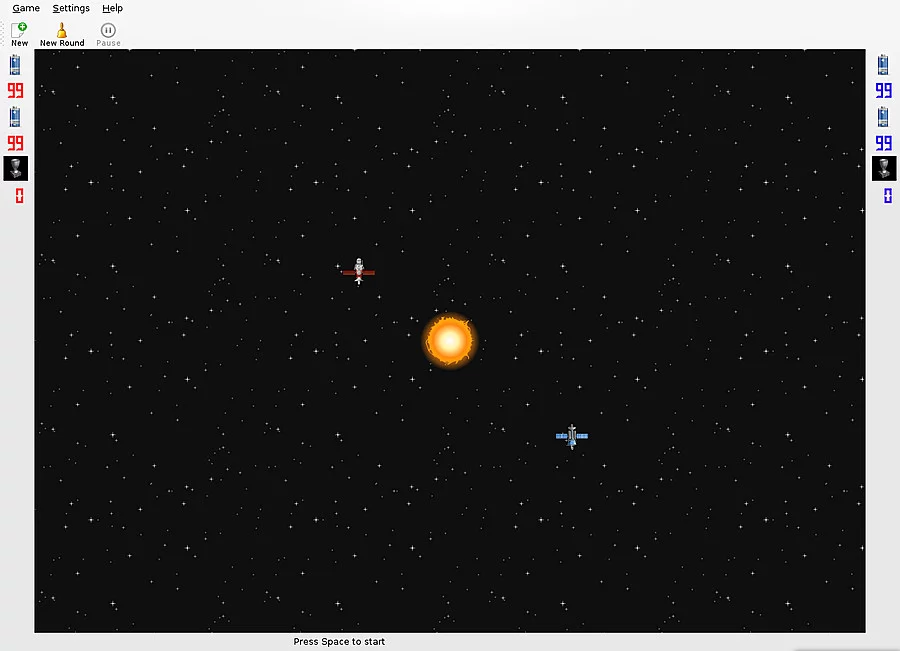Изображение игры: KSpaceduel
