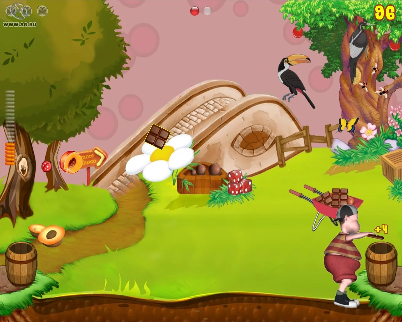Изображение игры: Barney in Chocoland