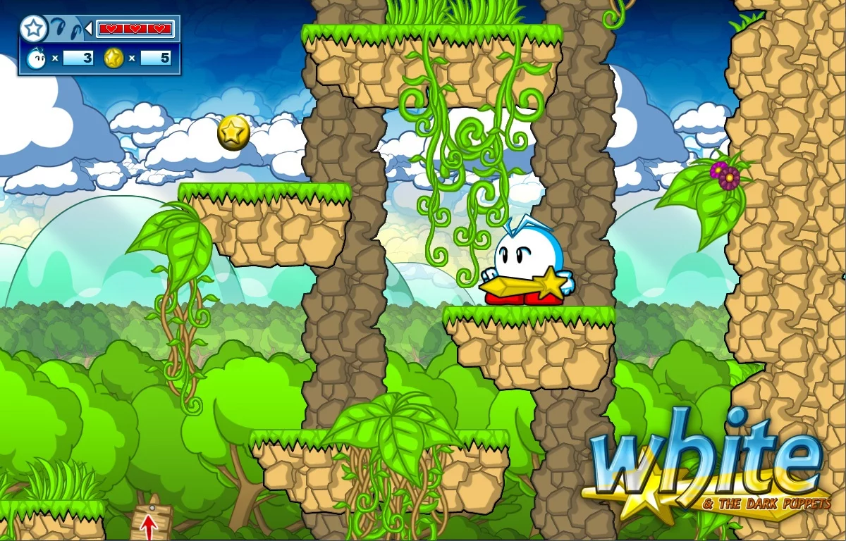 Изображение игры: White & the Dark Puppets