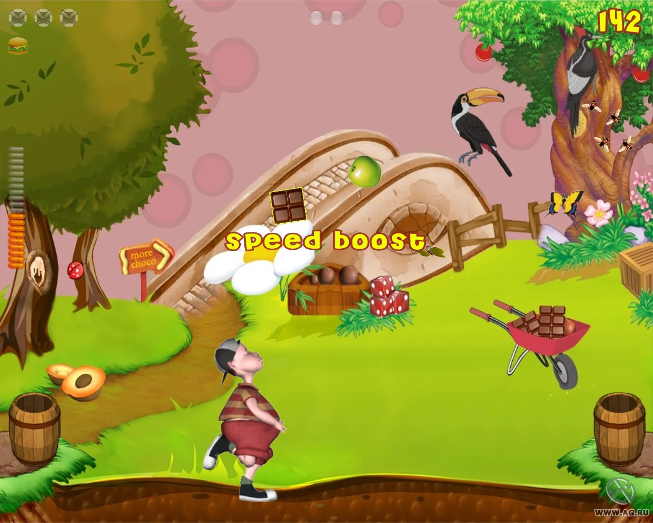 Изображение игры: Barney in Chocoland