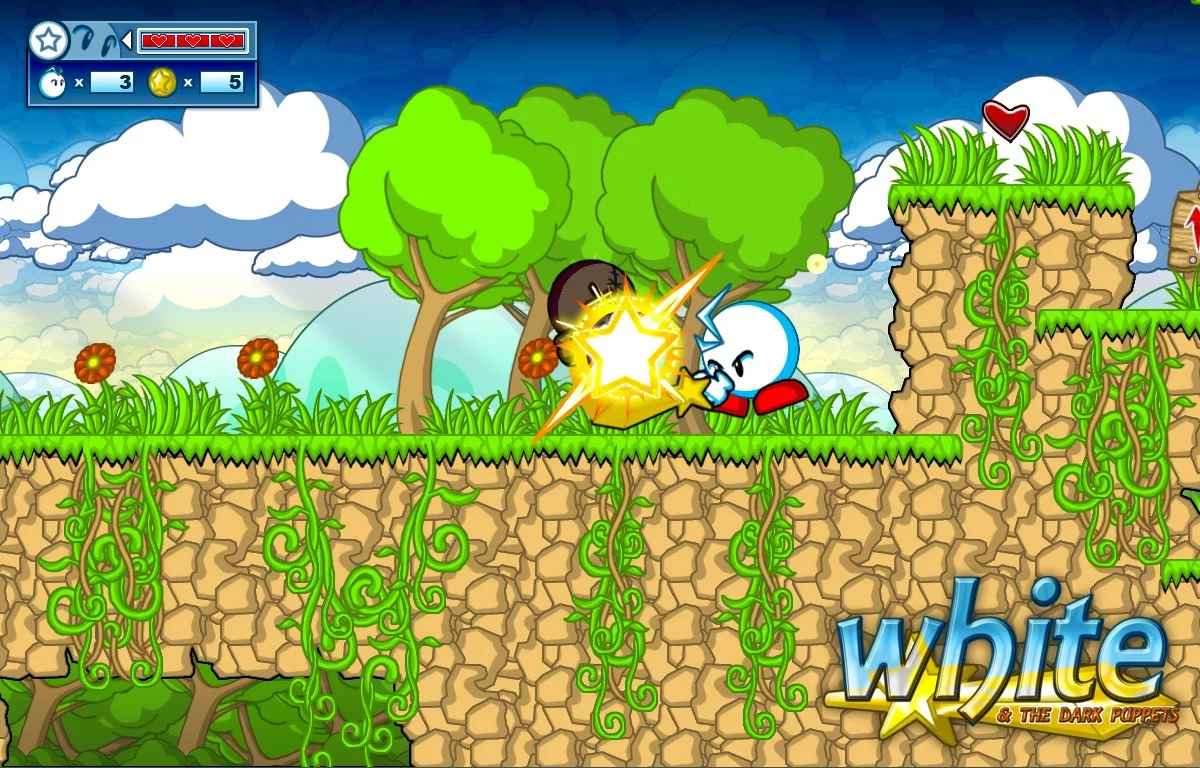 Изображение игры: White & the Dark Puppets