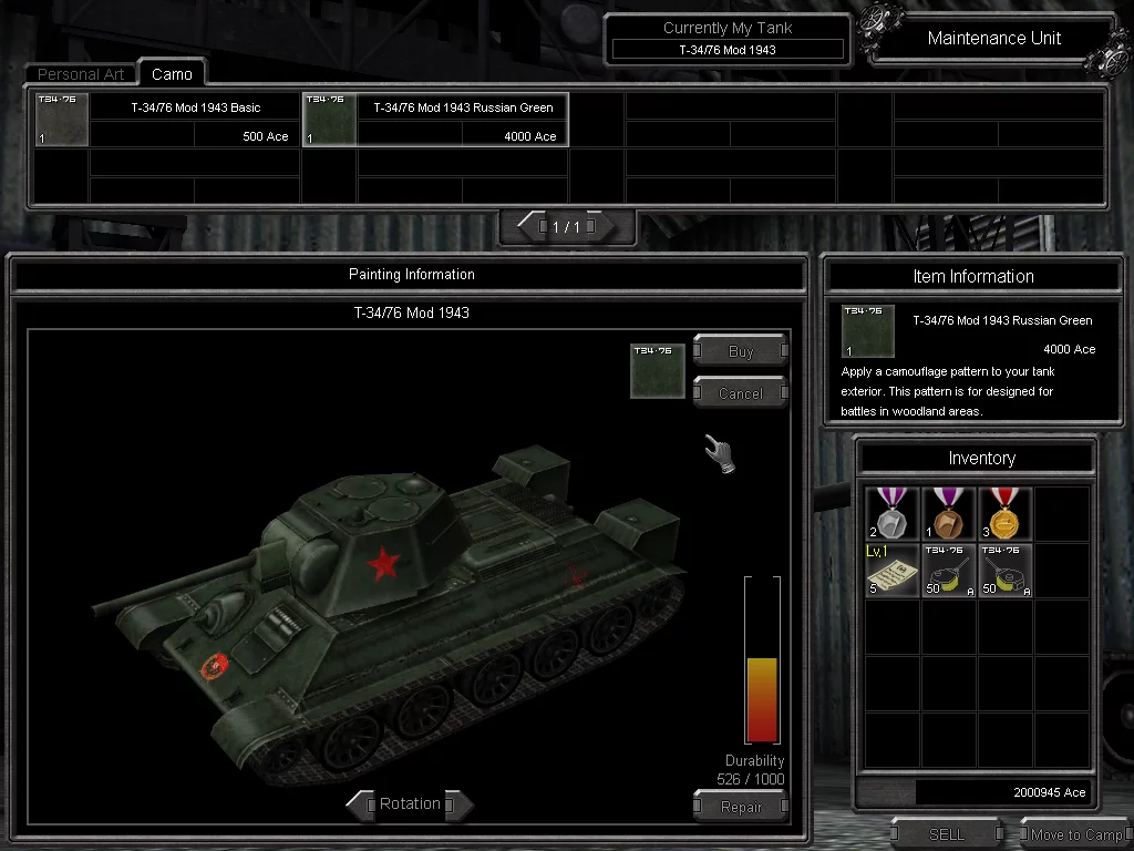 Изображение игры: Tank Ace