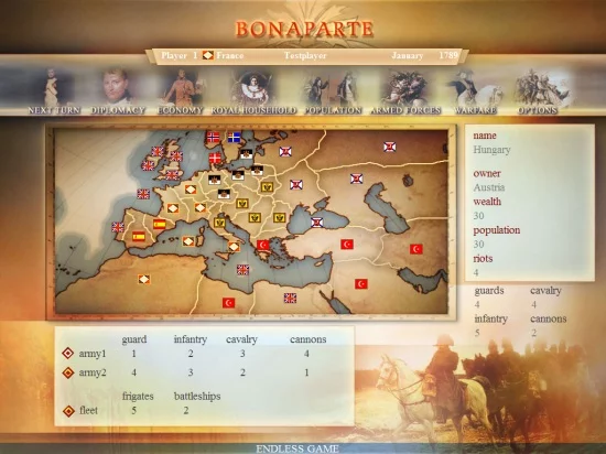 Изображение игры: Bonaparte: The Battle for Power and Freedom