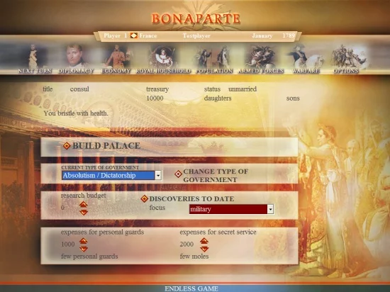 Изображение игры: Bonaparte: The Battle for Power and Freedom