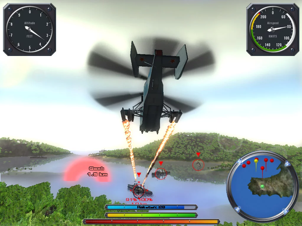 Изображение игры: Chopper Battle