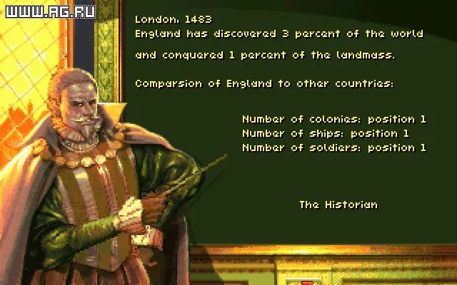 Изображение игры: Voyages of Discovery