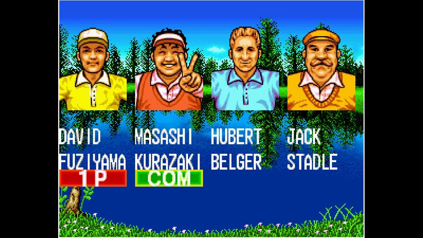 Изображение игры: ACA NEOGEO TOP PLAYER'S GOLF