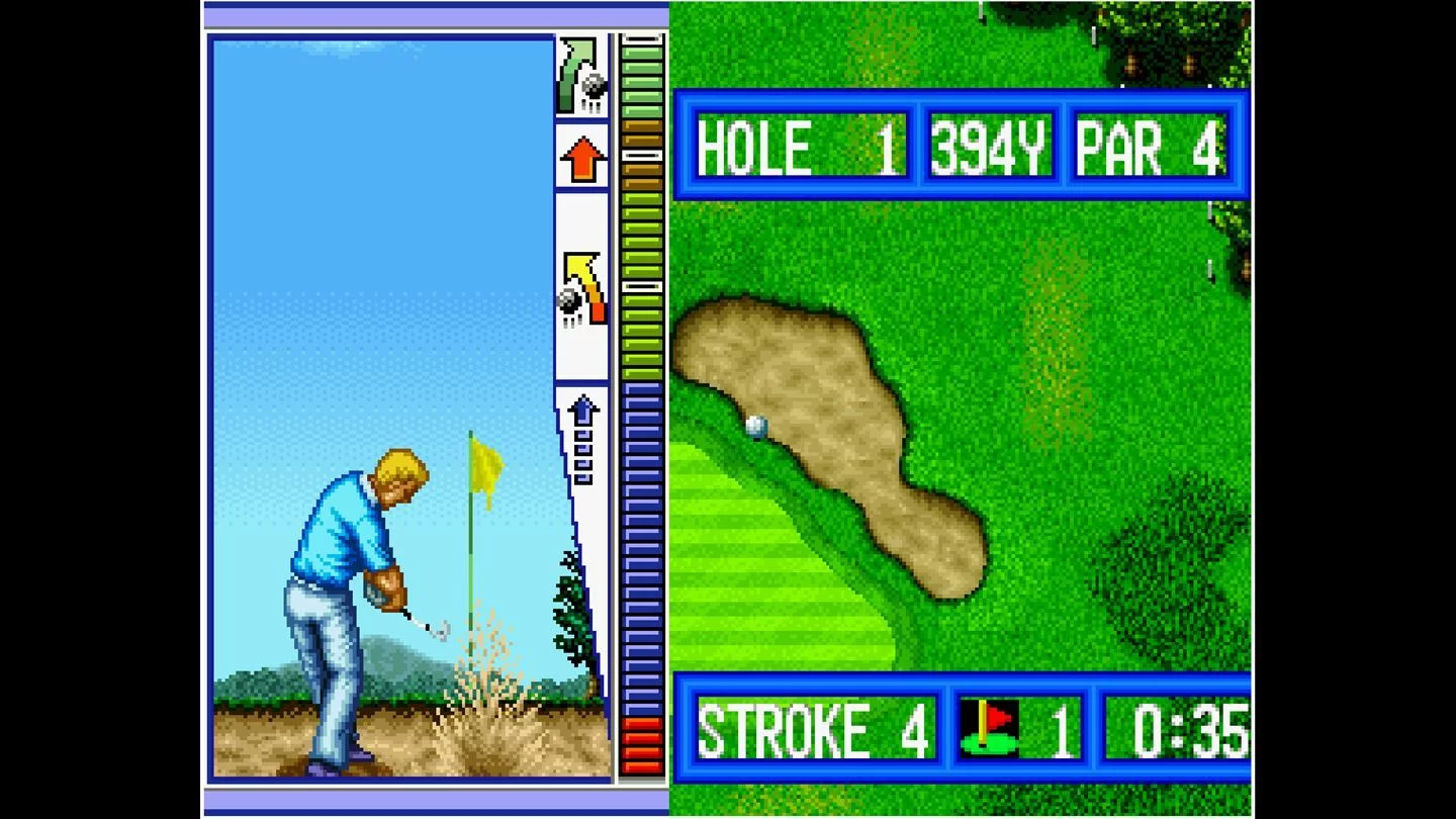 Изображение игры: ACA NEOGEO TOP PLAYER'S GOLF