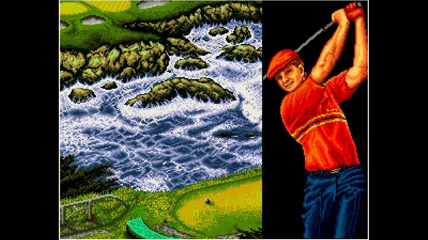 Изображение игры: ACA NEOGEO TOP PLAYER'S GOLF