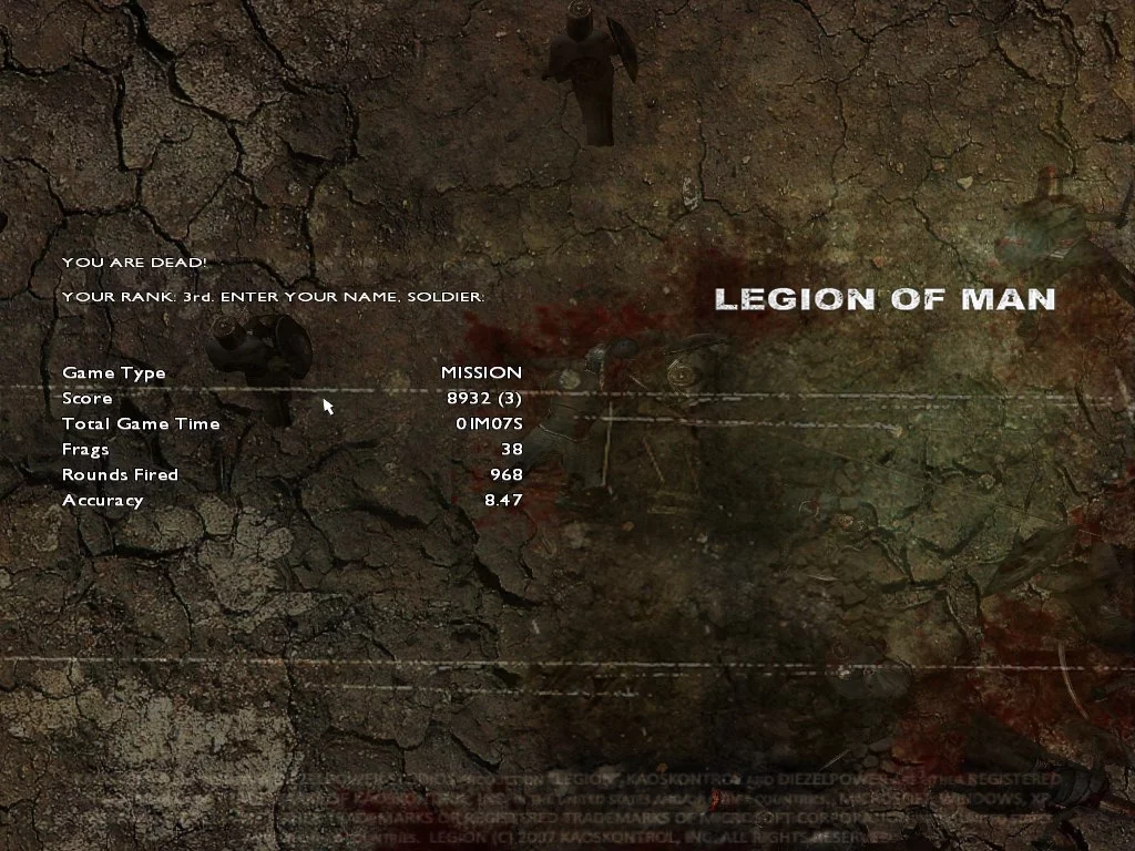 Изображение игры: Legion of Man