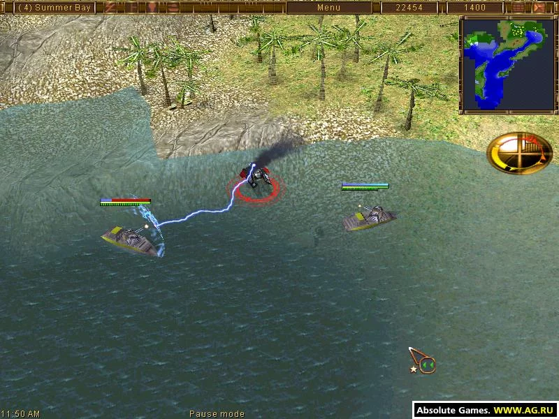 Изображение игры: Earth 2150: Escape from the Blue Planet