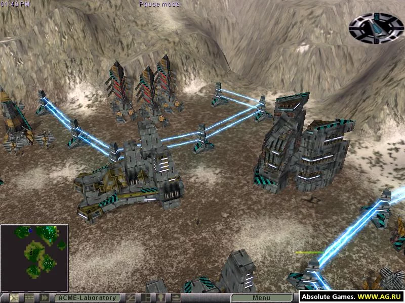 Изображение игры: Earth 2150: Escape from the Blue Planet