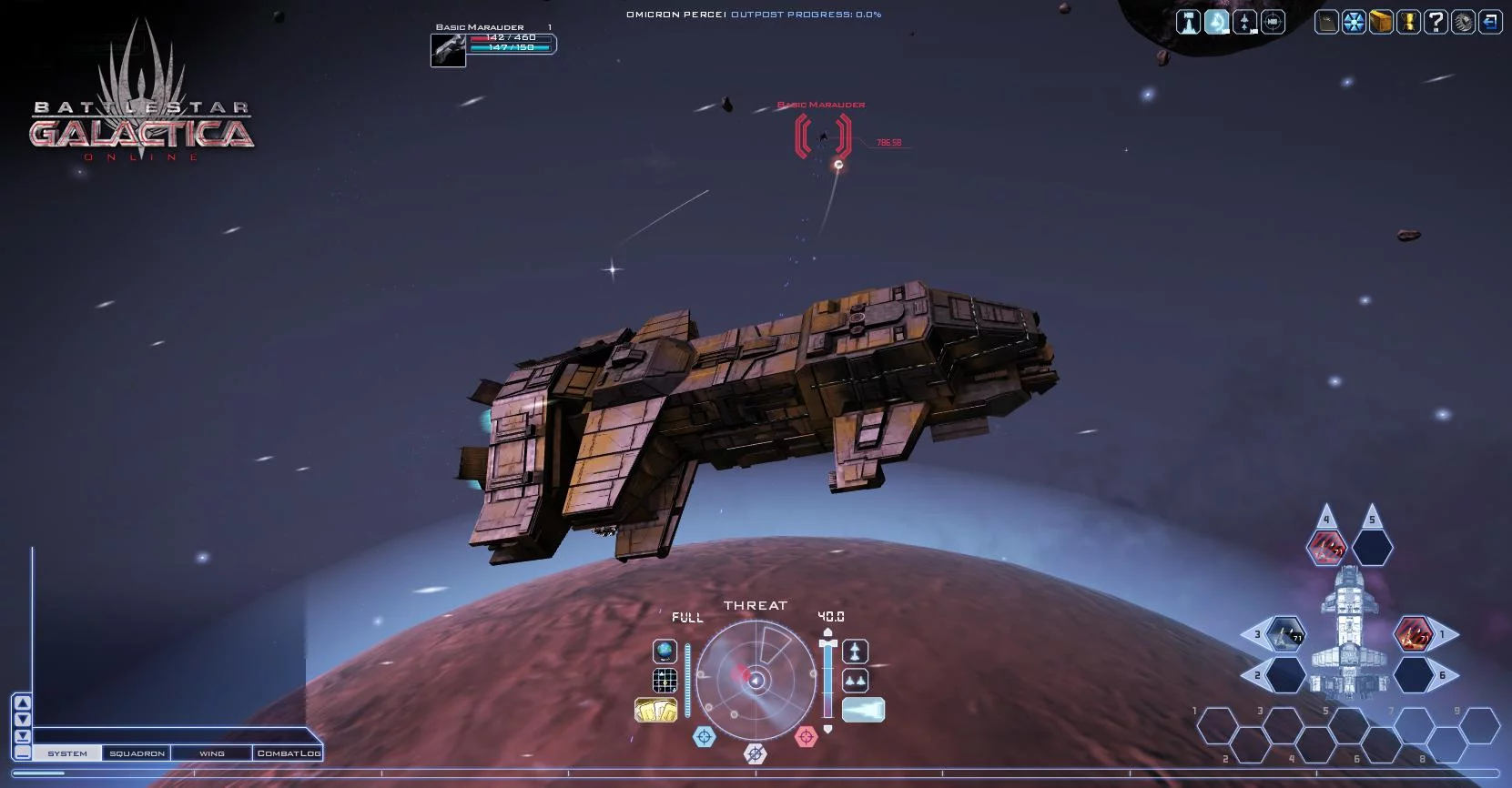 Изображение игры: Battlestar Galactica Online