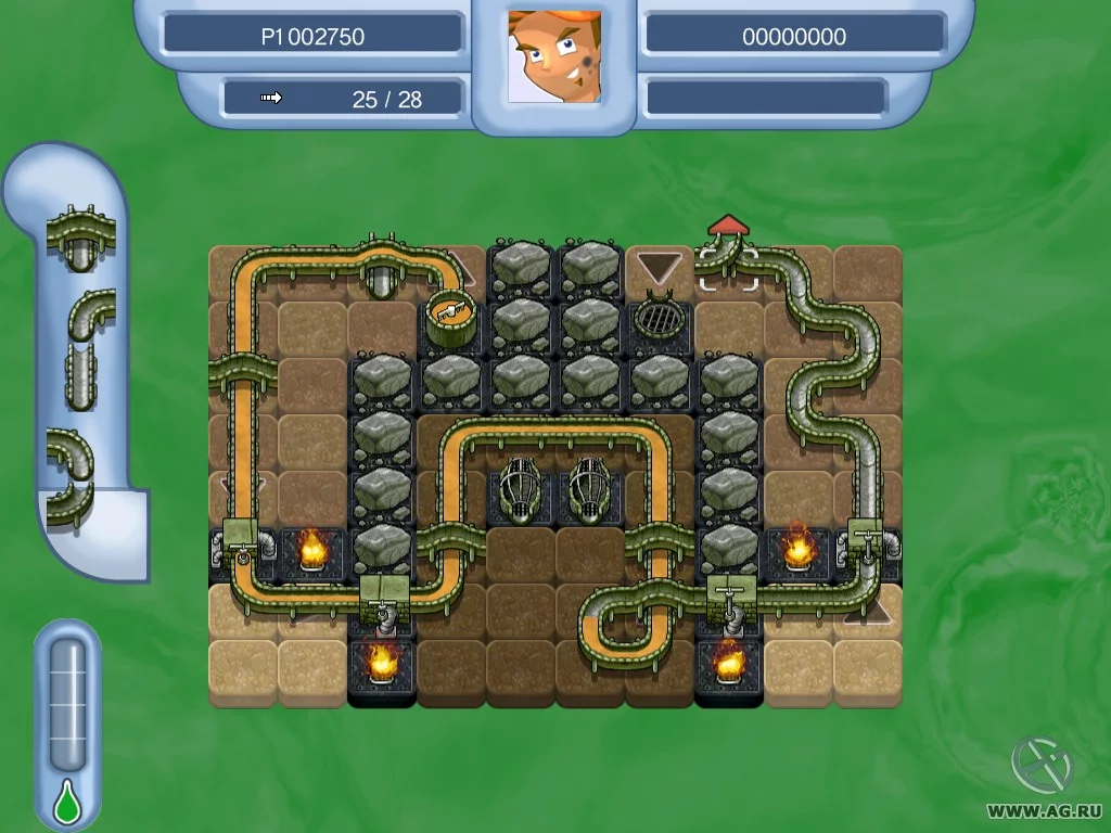 Изображение игры: Pipe Mania (2008)