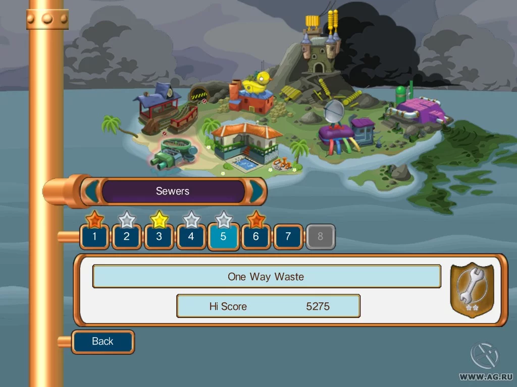 Изображение игры: Pipe Mania (2008)