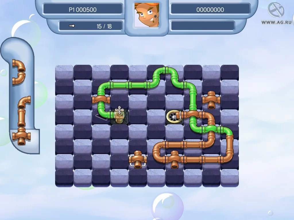 Изображение игры: Pipe Mania (2008)
