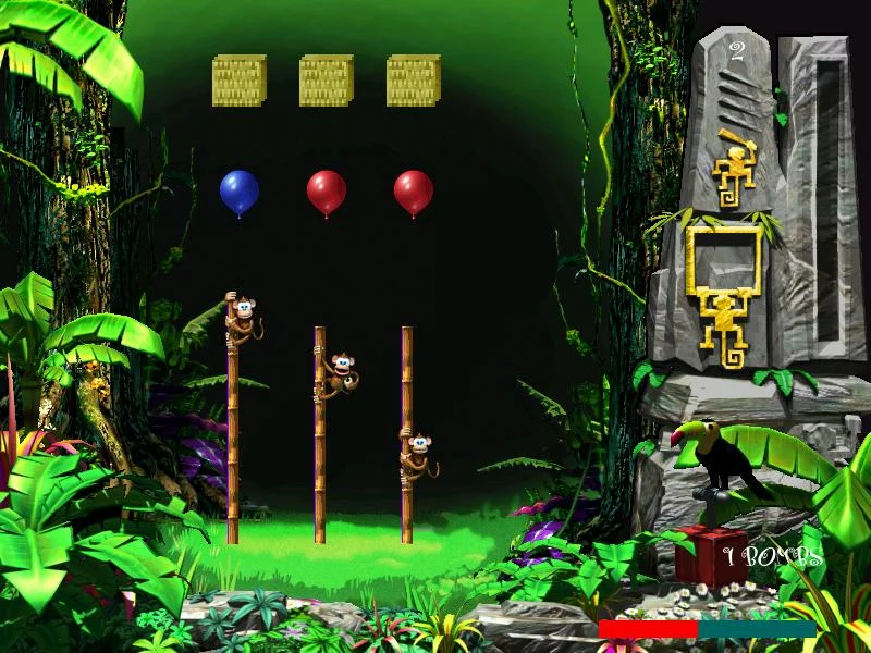 Изображение игры: Monkey Pole Climb